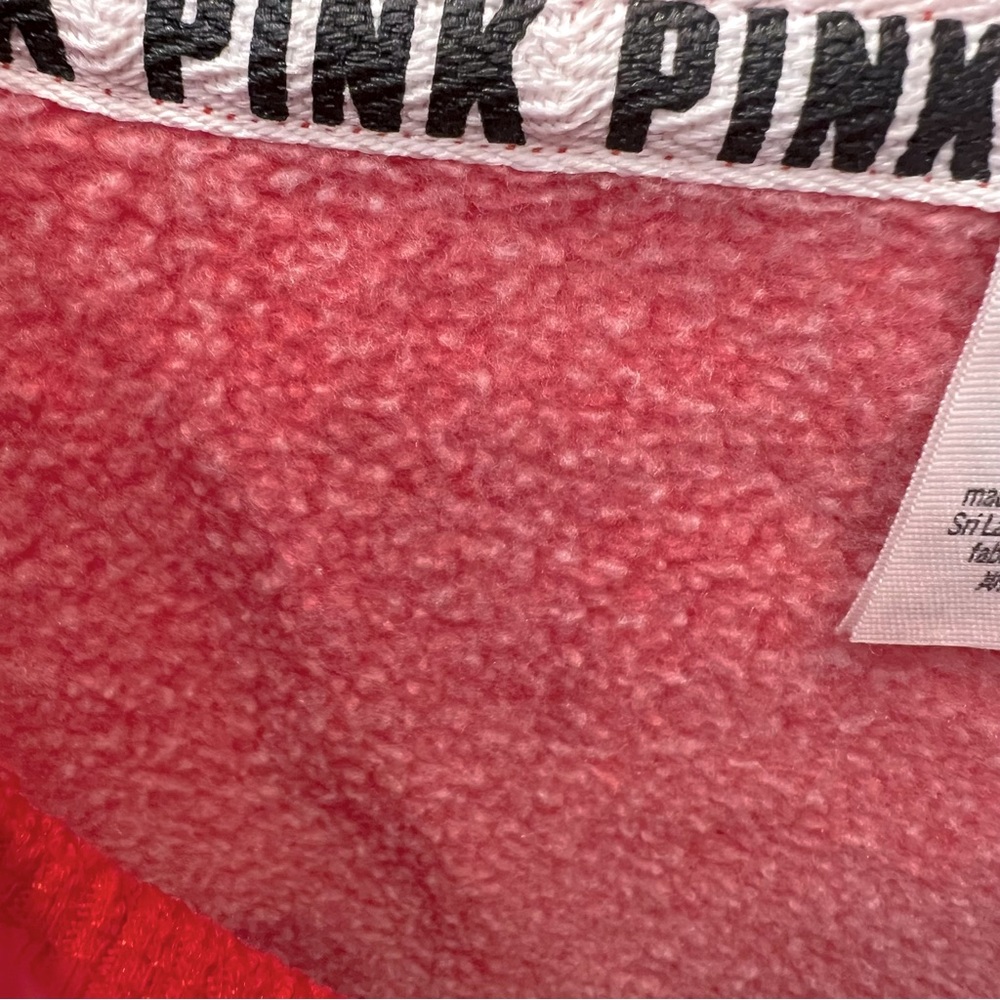 PINK Victoria’s Secret Red Varsity Crewneck Sweatshirt - Picture 7 of 10